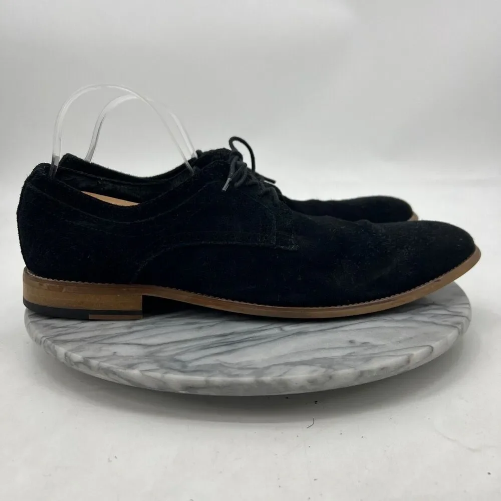 Stacy Adams Mens‎ 15 Black Suede Shoes Dress Oxford Lace Up Round Toe Business